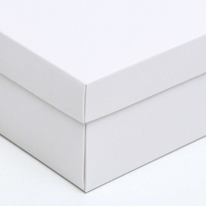 Коробка подарочная складная, упаковка, «Белая», 21 х 15 х 7 см Коробка подарочная складная, упаковка, «Белая», 21 х 15 х 7 см