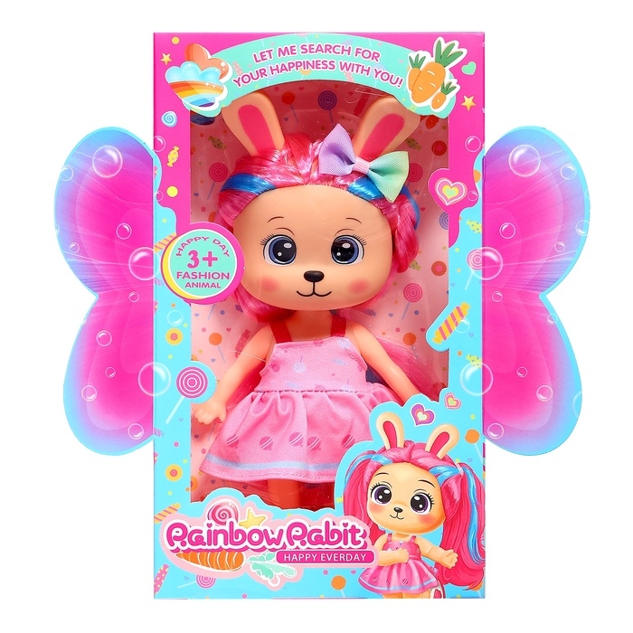 Кукла «Радужный кролик», МИКС Кукла «Радужный кролик», МИКС