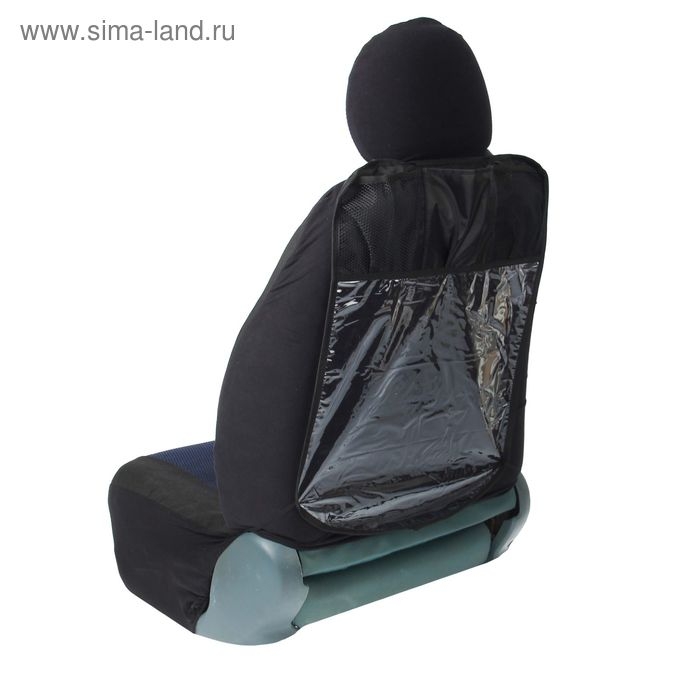 Накидка-органайзер,  3 кармана, 600х400 мм, черный Накидка-органайзер,  3 кармана, 600х400 мм, черный