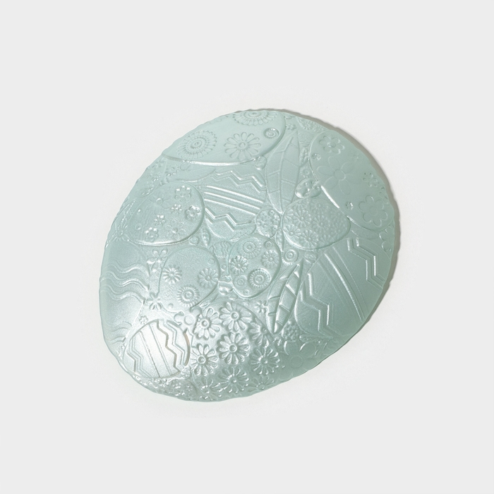 Блюдо стеклянное пасхальное, d=17 см Блюдо стеклянное пасхальное, d=17 см