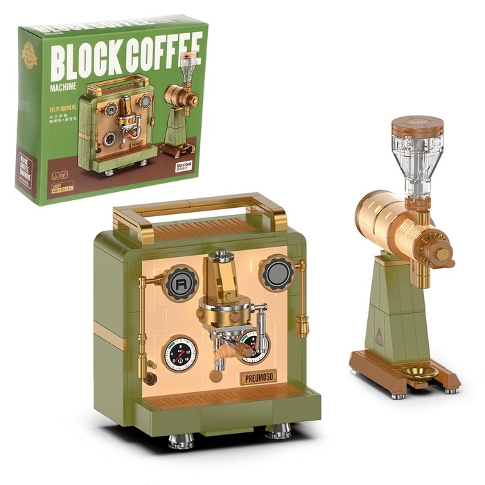 Конструктор Техника «Кофе машина», 466 деталей Конструктор Техника «Кофе машина», 466 деталей