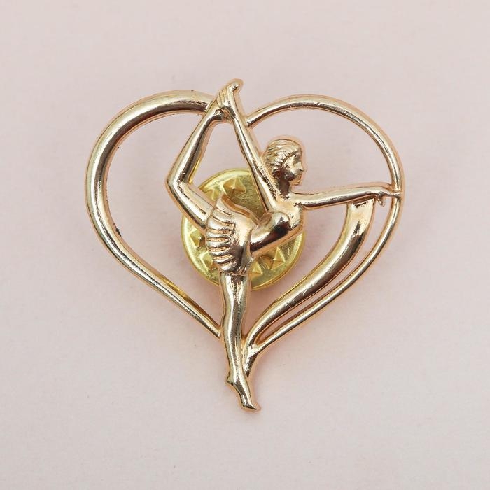 Значок спортивный для гимнастки «Гимнастика», 2,9 х 3 см Значок спортивный для гимнастки «Гимнастика», 2,9 х 3 см