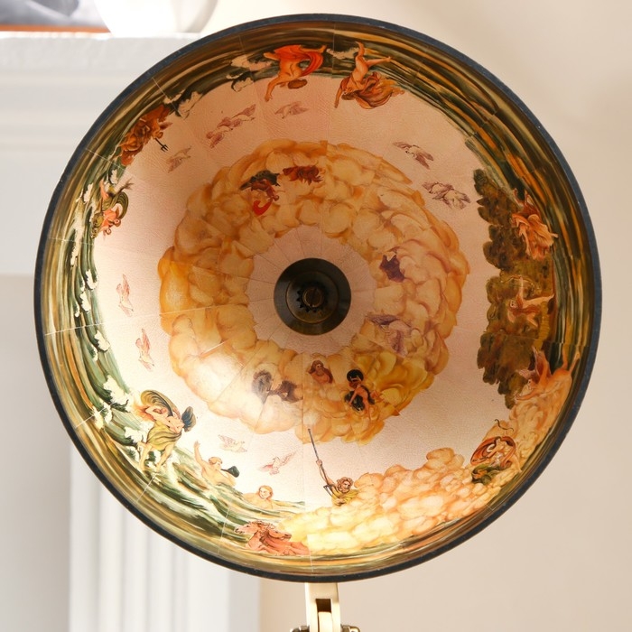 Глобус бар декоративный Глобус бар декоративный "Карта странника" белый 38х33х48 см