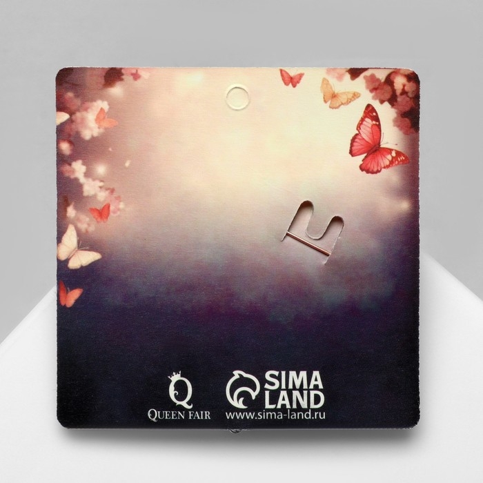 Брошь «Дыхание весны», цветная в розовом золоте Брошь «Дыхание весны», цветная в розовом золоте