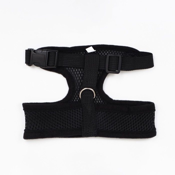 Шлейка мягкая из неопрена, размер M, ОШ 34 см, ОГ 32-42 см, чёрная Шлейка мягкая из неопрена, размер M, ОШ 34 см, ОГ 32-42 см, чёрная