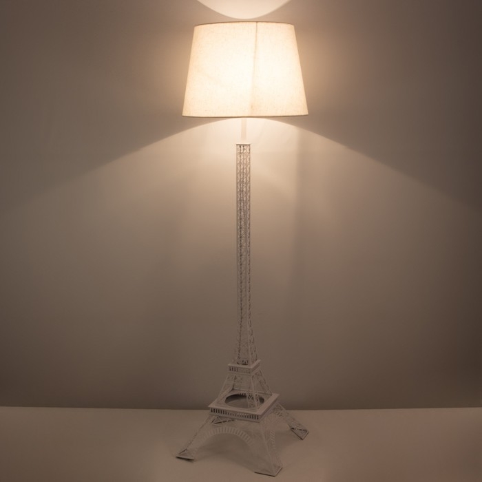 Торшер "Эйфелева башня" E27 40Вт белый 45х55х112 см