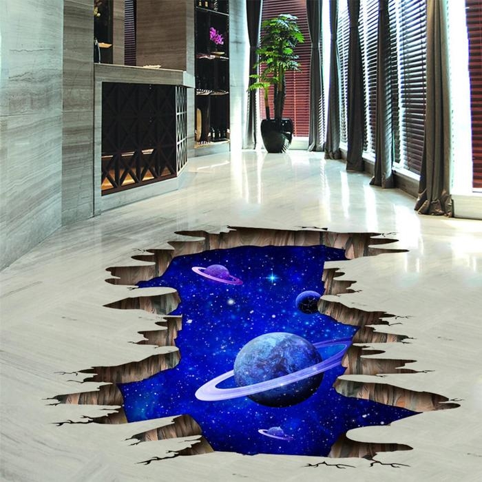 Наклейка 3Д интерьерная Космос 90*60см Наклейка 3Д интерьерная Космос 90*60см