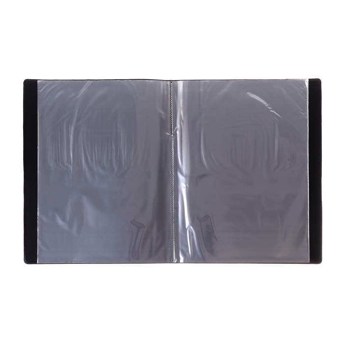 Папка с 20 вкладышами А3, 800 мкм, Calligrata, текстура Папка с 20 вкладышами А3, 800 мкм, Calligrata, текстура "песок", чёрная