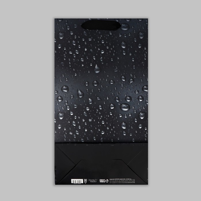 Пакет подарочный под две бутылки, упаковка, Black, 35 х 20 х 9 см Пакет подарочный под две бутылки, упаковка, Black, 35 х 20 х 9 см