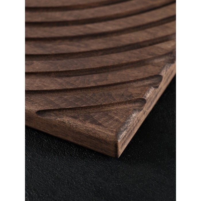 Доска разделочная для подачи Wild Kitchen, 29×17×2.5 см, граб темный Доска разделочная для подачи Wild Kitchen, 29×17×2.5 см, граб темный