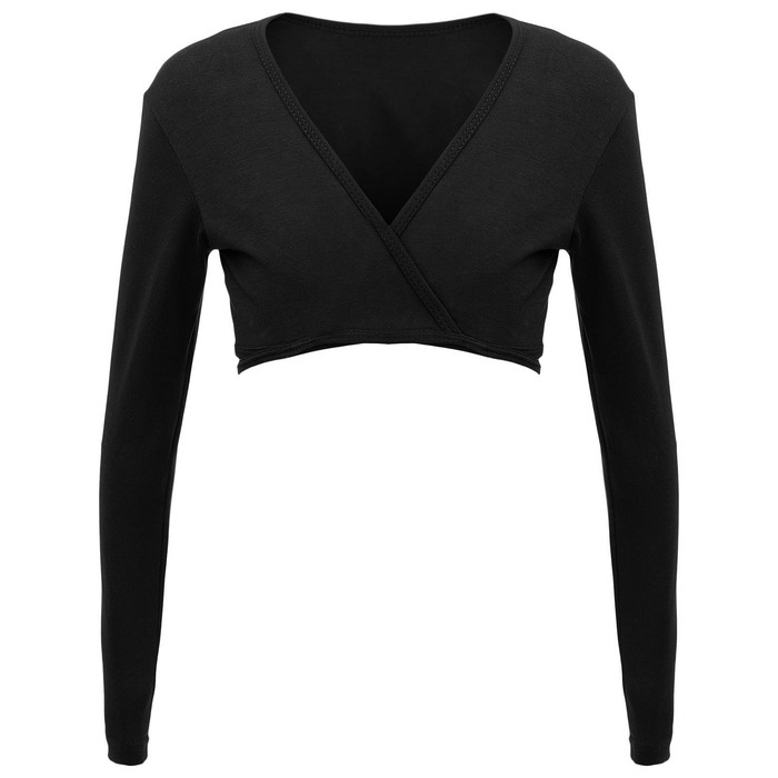 Болеро для гимнастики и танцев Grace Dance, р. 32, цвет чёрный Болеро для гимнастики и танцев Grace Dance, р. 32, цвет чёрный