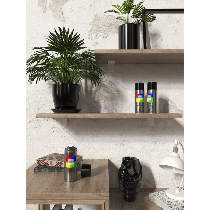 Аэрозольная краска эмаль  Черная Глянцевая 520мл CORALINO RAL9005 Аэрозольная краска эмаль  Черная Глянцевая 520мл CORALINO RAL9005