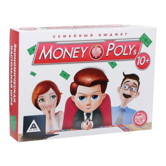 Настольная экономическая игра «MONEY POLYS. Семейный бюджет», 240 банкнот, 10+ Настольная экономическая игра «MONEY POLYS. Семейный бюджет», 240 банкнот, 10+