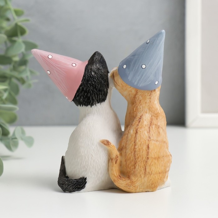 Сувенир полистоун Сувенир полистоун "Котята в колпаках" 10х5,5х9 см