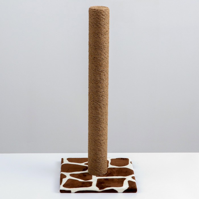 Когтеточка с высоким и толстым столбиком, сизаль, 35 х 35 х 82 см, микс цветов Когтеточка с высоким и толстым столбиком, сизаль, 35 х 35 х 82 см, микс цветов