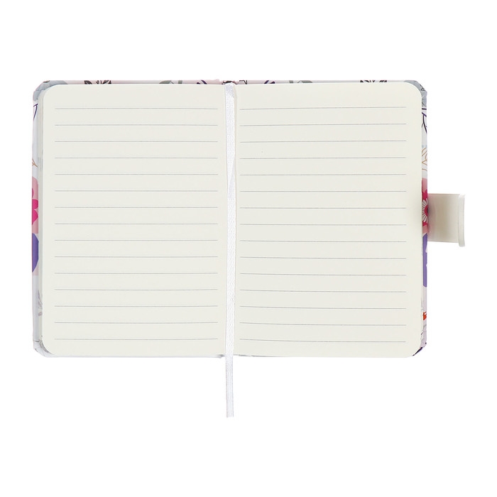 Записная книжка подарочная 96л,линия, с хлястиком, срез с рисунком обложки, Цветы (12,9х9см) 10539 Записная книжка подарочная 96л,линия, с хлястиком, срез с рисунком обложки, Цветы (12,9х9см) 10539