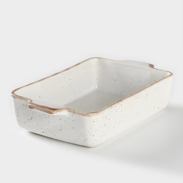 Форма для запекания фарфоровая Punto bianca, 1,25 л, 23×16×6 см Форма для запекания фарфоровая Punto bianca, 1,25 л, 23×16×6 см
