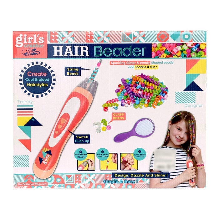 Набор парикмахера «Креатив» с аксессуарами для волос + аппарат для плетения Набор парикмахера «Креатив» с аксессуарами для волос + аппарат для плетения