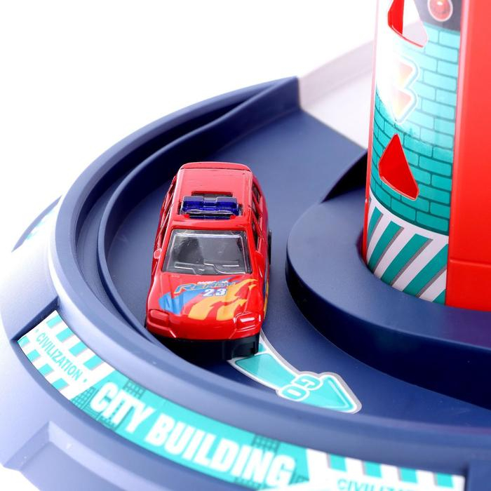 Парковка «Гонки по кругу», 3 машинки в комплекте, свет и звук Парковка «Гонки по кругу», 3 машинки в комплекте, свет и звук