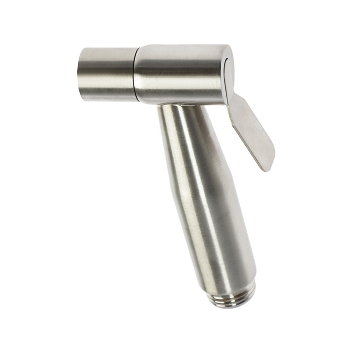 Гигиеническая лейка ZEIN Z4162, 1 режим, нержавеющая сталь, цвет сатин Гигиеническая лейка ZEIN Z4162, 1 режим, нержавеющая сталь, цвет сатин