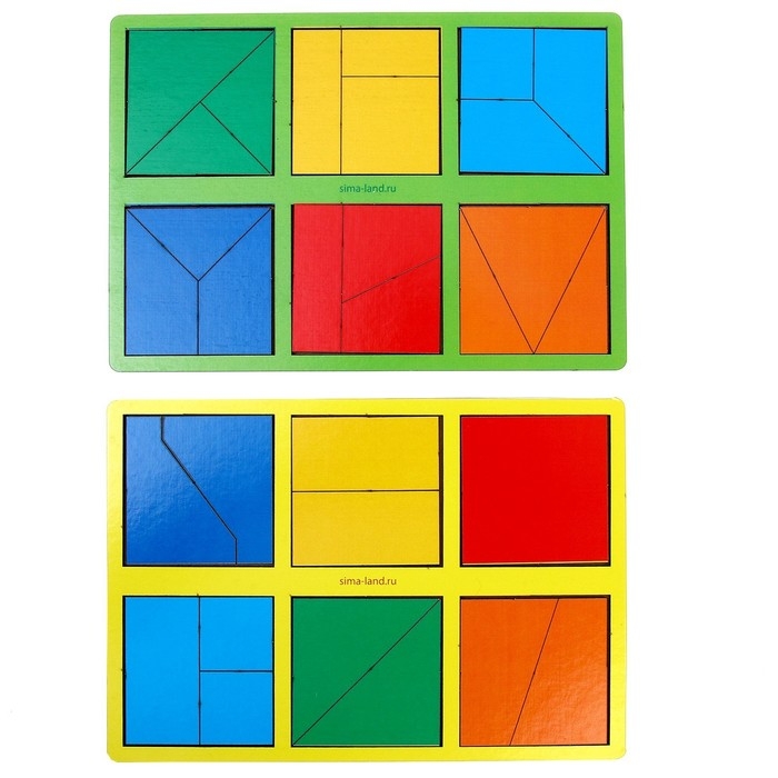 Квадраты Никитина 1 уровень, 2 планшета Квадраты Никитина 1 уровень, 2 планшета