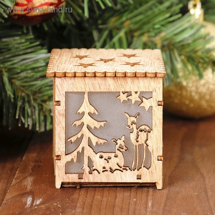 Декор с подсветкой «Зимний лес» Декор с подсветкой «Зимний лес»