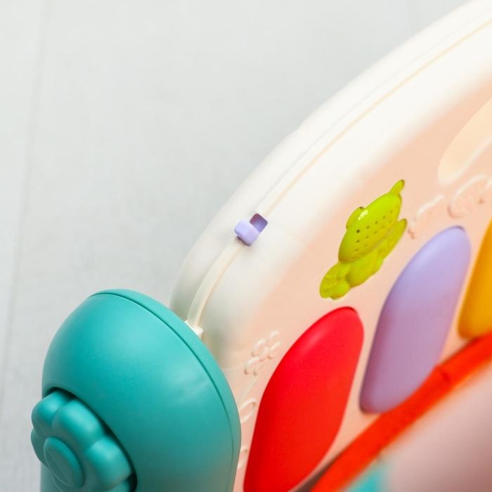 Развивающий коврик «Игра малыша», с пианино, круглый, голубой Развивающий коврик «Игра малыша», с пианино, круглый, голубой