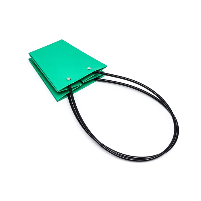 Сумка для цветов Зеленая влагостойкая, 12x12-8x8-12.5 см Сумка для цветов Зеленая влагостойкая, 12x12-8x8-12.5 см