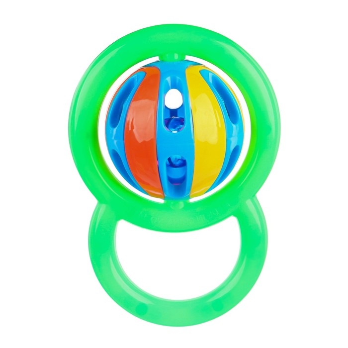 Погремушка «Яркий шар», цвет МИКС, Крошка Я Погремушка «Яркий шар», цвет МИКС, Крошка Я