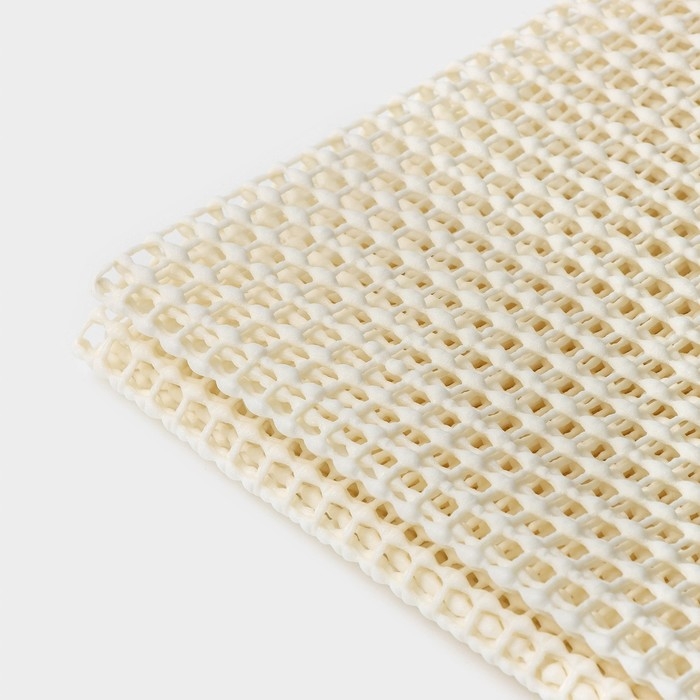 Подложка под ковёр противоскользящая Доляна, 45×120 см, цвет бежевый Подложка под ковёр противоскользящая Доляна, 45×120 см, цвет бежевый