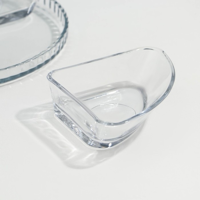 Менажница Denise, d=24 см, 4+1, стеклянная Менажница Denise, d=24 см, 4+1, стеклянная