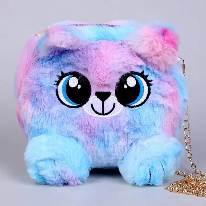 Сумка детская меховая &laquo;Пушистик&raquo;, 15.5&times;12.7&times;4 см