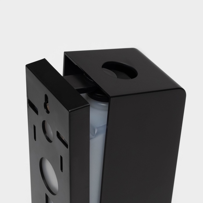 Диспенсер для мыла SAVANNA, механический, 600 мл, пластик, чёрный Диспенсер для мыла SAVANNA, механический, 600 мл, пластик, чёрный