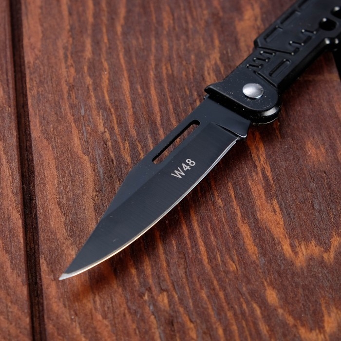 Нож складной "Автомат" 16,6см, клинок 75мм/1мм, микс