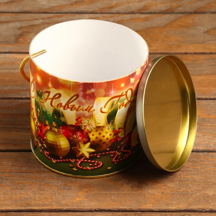 Новый год. Подарочная коробка, тубус «Новогодние игрушки» 120 х 120 мм (100 мм внутр. высота). Новый год. Подарочная коробка, тубус «Новогодние игрушки» 120 х 120 мм (100 мм внутр. высота).