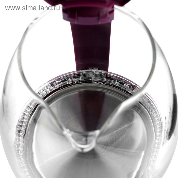 Чайник электрический Sakura SA-2715V, стекло, 1.7 л, 2200 Вт, пурпурный Чайник электрический Sakura SA-2715V, стекло, 1.7 л, 2200 Вт, пурпурный