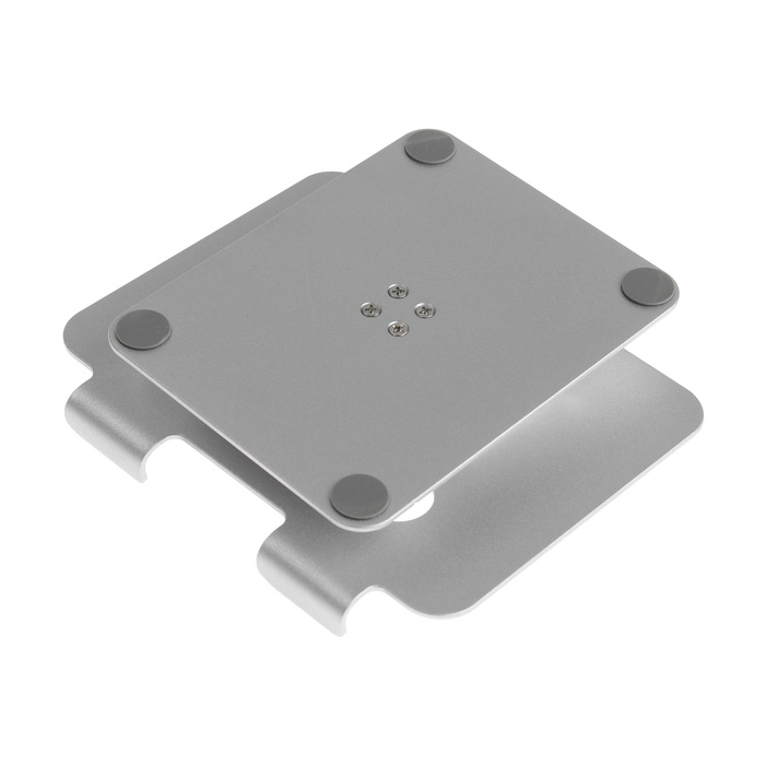 Подставка для планшета, регулируемая складная, поворот на 360°, металл, серебристая Подставка для планшета, регулируемая складная, поворот на 360°, металл, серебристая