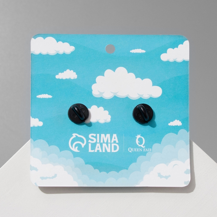 Значки-неразлучники Значки-неразлучники "Кото-ангелы" пазл, цветные в чёрном металле