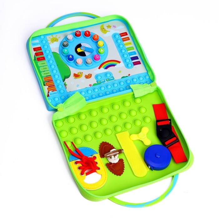 Развивающая игра «Игровой чемодан», по методике Монтессори, 20 × 23,5, 3+ Развивающая игра «Игровой чемодан», по методике Монтессори, 20 × 23,5, 3+