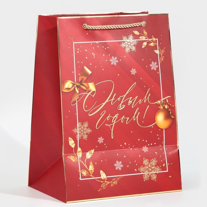 Пакет подарочный новогодний ламинированный «Вера в чудеса», 21 х 30 х 15 см, Новый год Пакет подарочный новогодний ламинированный «Вера в чудеса», 21 х 30 х 15 см, Новый год