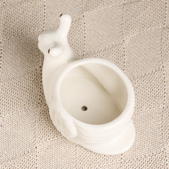 Горшок  Горшок "Улитка" 13х9х9см