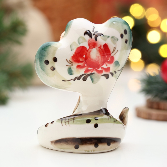 Сувенир Сувенир "Змея Соня", гжель, цвет, 9,5 см