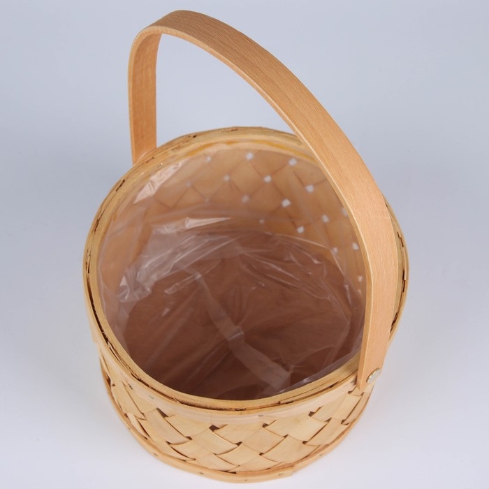 Корзина плетеная, секвойя, 20x12/26,5 см, натуральный Корзина плетеная, секвойя, 20x12/26,5 см, натуральный