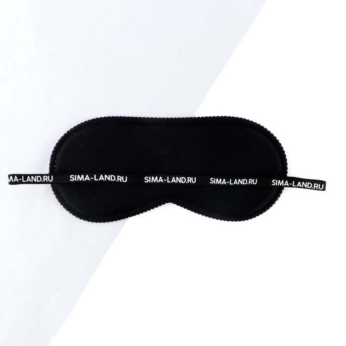 Маска для сна «Бургеры», 19.3 х 9.5 см, цвет красный Маска для сна «Бургеры», 19.3 х 9.5 см, цвет красный