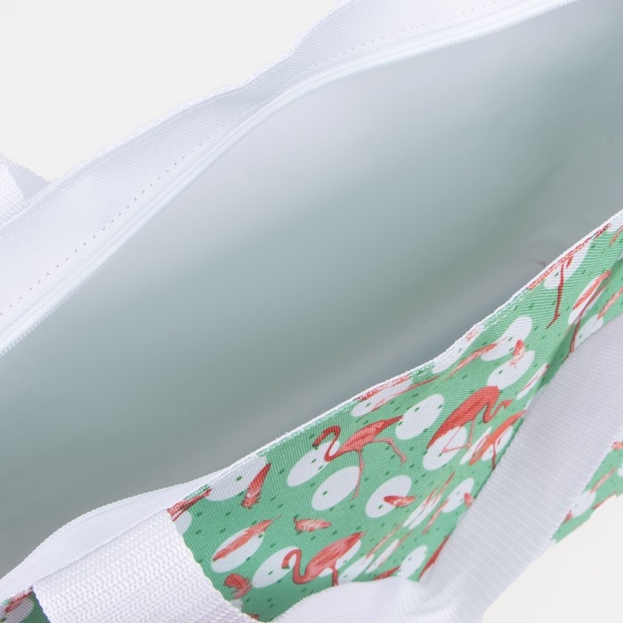 Сумка пляжная на молнии, цвет бирюзовый Сумка пляжная на молнии, цвет бирюзовый