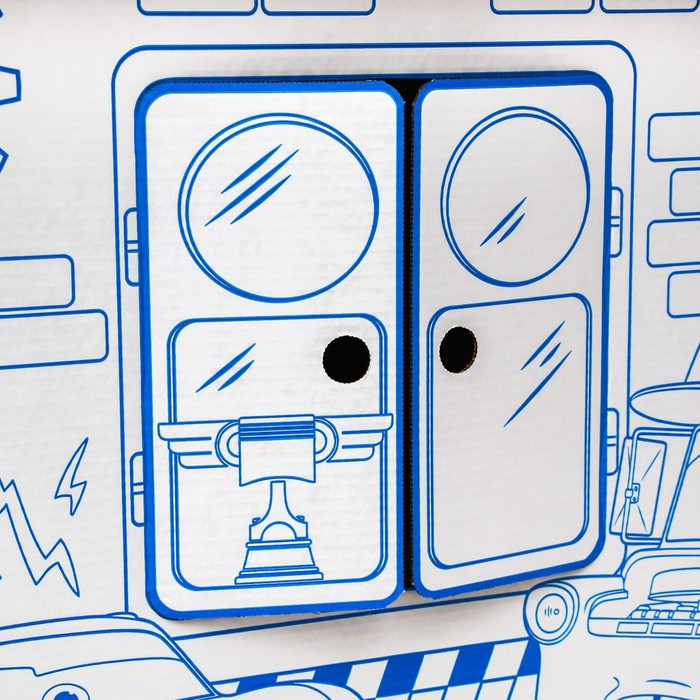 Дом-раскраска «Тачки», набор для творчества, дом из картона, Дисней Дом-раскраска «Тачки», набор для творчества, дом из картона, Дисней