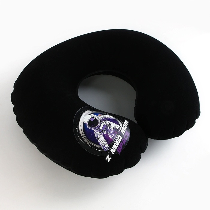 Подушка надувная Space, цвет чёрный Подушка надувная Space, цвет чёрный