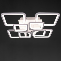 Люстра с ПДУ 59112/8WT LED 240Вт 3000-6000К диммер белый 55х55х10 см BayerLux