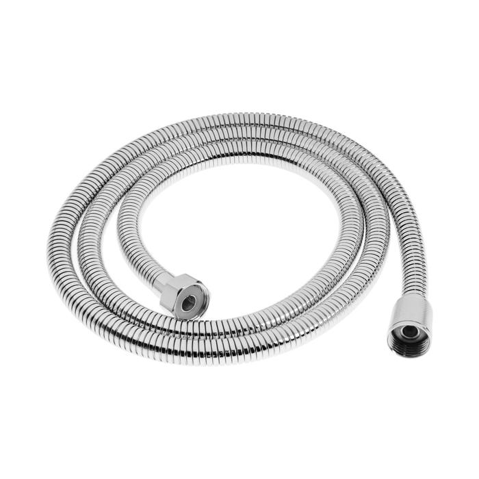 Душевой шланг ZEIN Z21PS, растягивающийся 150-200 см, гайки металл, нержавеющая сталь, хром Душевой шланг ZEIN Z21PS, растягивающийся 150-200 см, гайки металл, нержавеющая сталь, хром