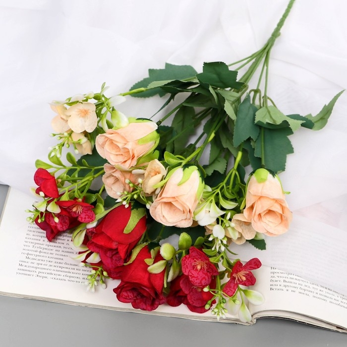 Букет Букет "Роза длинная" 30 см, микс